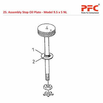 Stop Oil Plate IR 9 1/2 x 5 ESV NL Compressor Parts