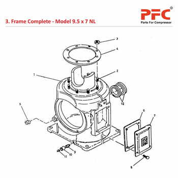 Frame Complete IR 9 1/2 x 7 ESV NL Parts