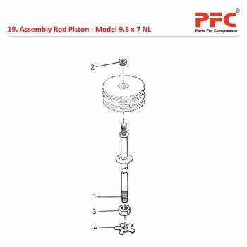 Rod Piston IR 9 1/2 x 7 ESV NL Air Compressor Parts