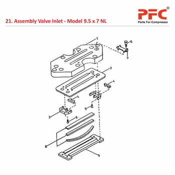 Valve Inlet IR 9 1/2 x 7 ESV NL Compressor Parts