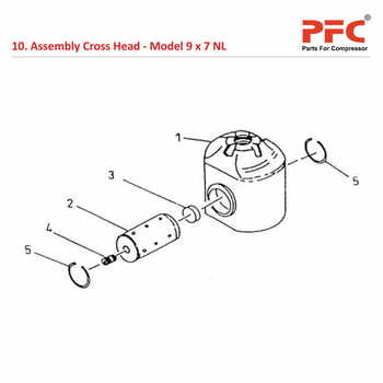 Cross Head IR 9 x 7 ESV NL Air Compressor Parts