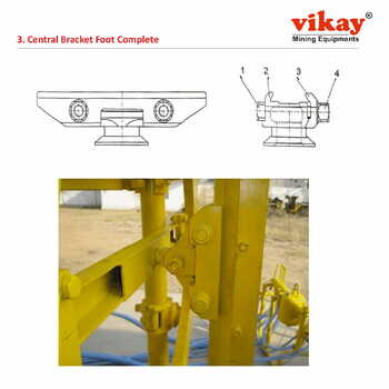 Central Bracket Foot Complete Simba Junior Parts