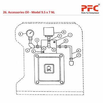 Accessories Oil IR 9 1/2 x 7 ESV NL Parts