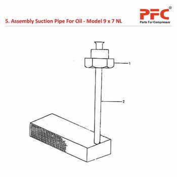 Suction Pipe IR 9 x 7 ESV NL Air Compressor Parts